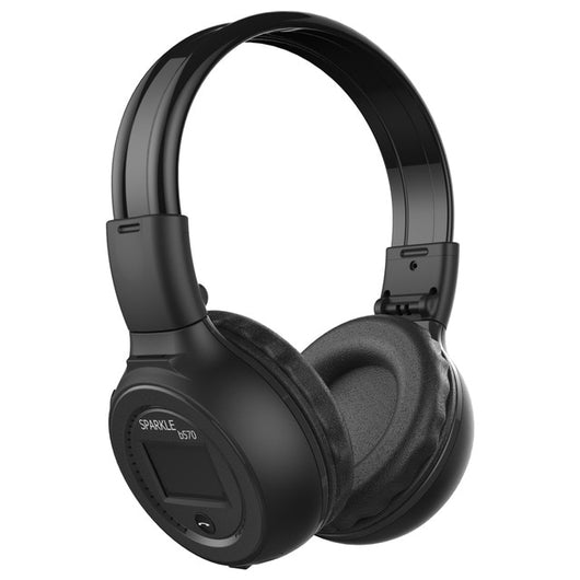 Bluetooth Headphone with FM Radio LCD Screen Stereo