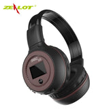 Bluetooth Headphone with FM Radio LCD Screen Stereo