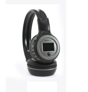 Bluetooth Headphone with FM Radio LCD Screen Stereo