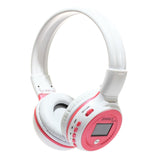 Bluetooth Headphone with FM Radio LCD Screen Stereo