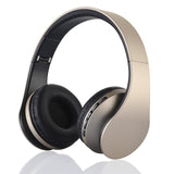 Fashion Rose Gold Wireless Bluetooth Headphone Headset
